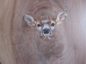 Buck-in progess on Live Edge Walnut Frame (Sold)