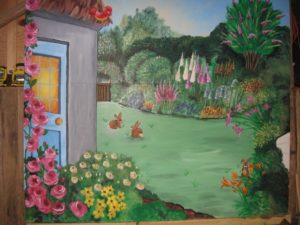 "Cinderella Our Way" Cottage- Children's Theatre Set in progress